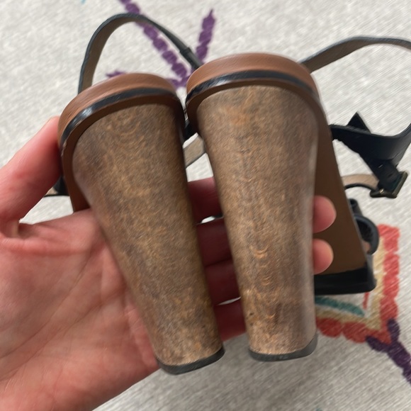 Marni Wooden heel bow sandals - Picture 4 of 7